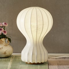 FLOS design-pöytävalaisin Gatto Piccolo, valkoinen, korkeus 30 cm