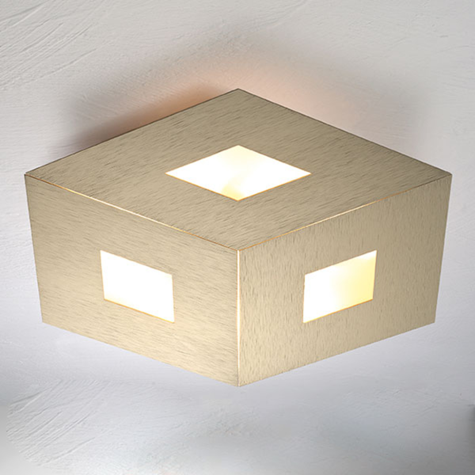 Bopp Box Comfort LED-Deckenleuchte gold 45cm