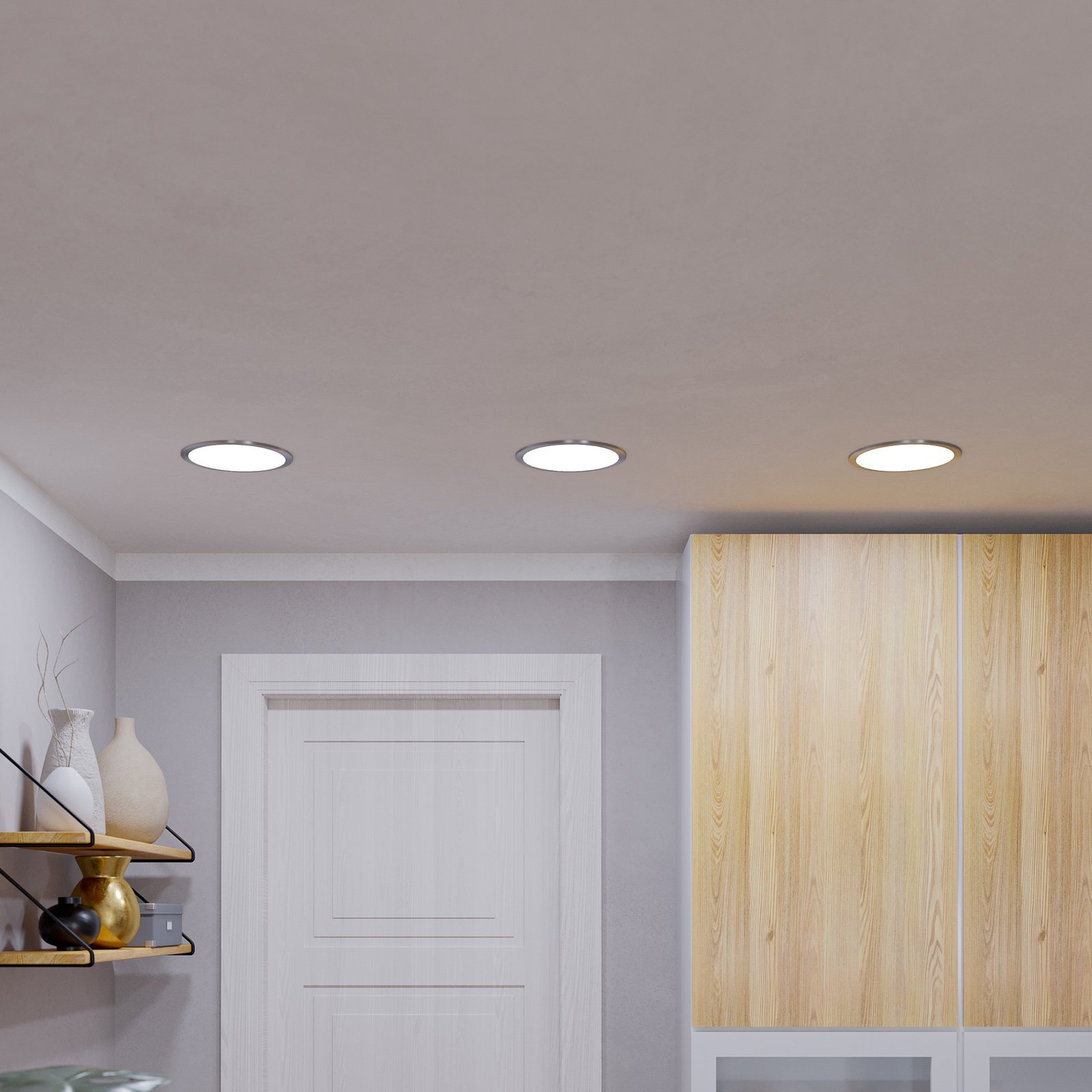 EGLO connect Fueva-Z innf.lampe 21,6 cm nikkel