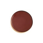 MARSET LED-vegglampe Caramel, brun, Ø 38 cm, TRIAC, glass