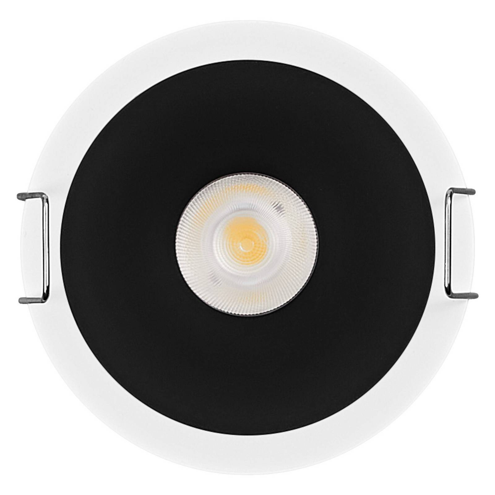 Spot wpuszczany LED OSRAM TWIST, biały/czarny, 840, Ø 7 cm metal