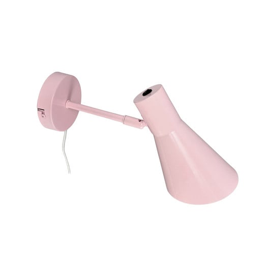 DL12 vegglampe, rosa, E27, metall - Dyberg Larsen
