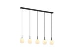 Etiena 5 Taklampa Opal/Black - Lindby