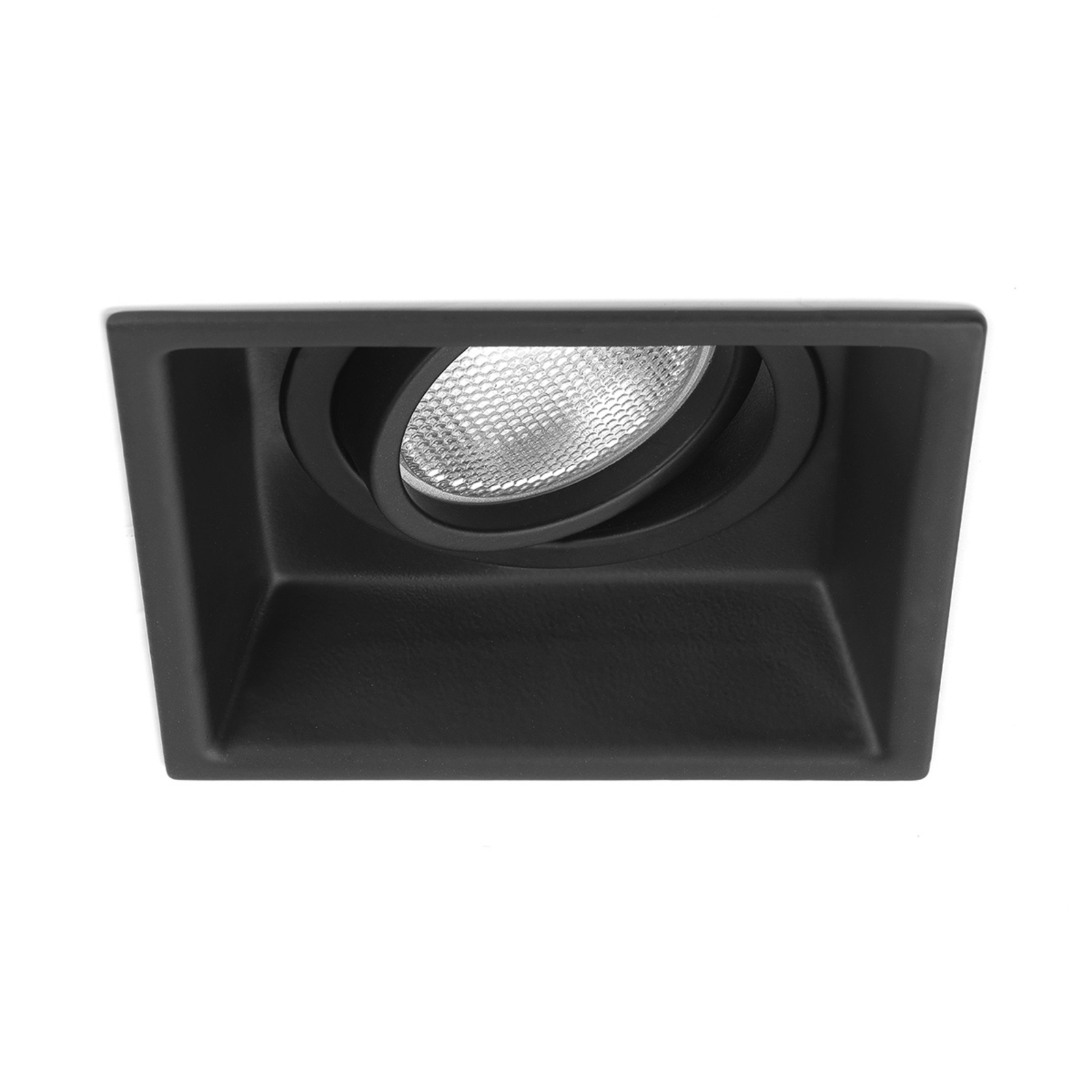 Astro Minima Square Adjustable recessed lamp black, for Living / Dining Room, steel, GU10, 6 W, energy efficiency: A+, L: 10 cm, W: 10 cm, H: 14 cm