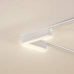 Bande LED Lindby 48 V Lumaro, blanche, en forme de L, plastique