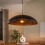 Pendelleuchte Guard, braun, Metall, Ø 90 cm, E27, 1-flammig