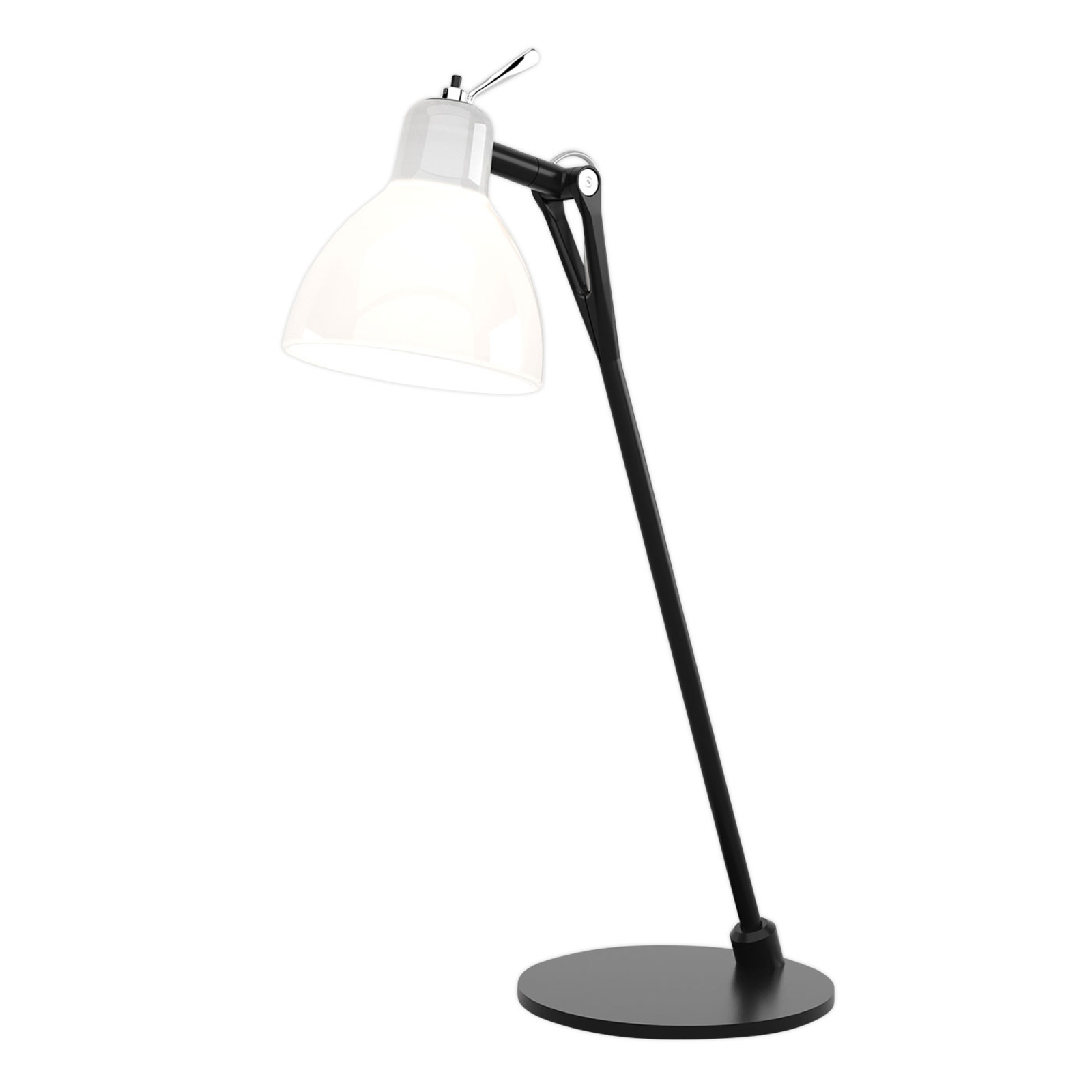 Rotaliana Luxy T0 Glam lámpara mesa negro/blanco