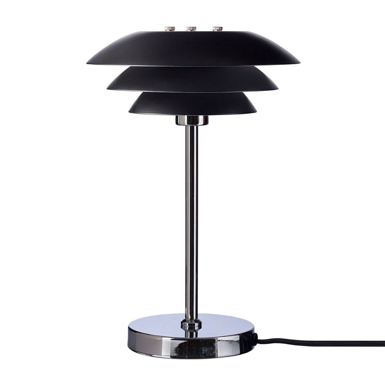 Dyberg Larsen DL20 lámpara de mesa metal negro
