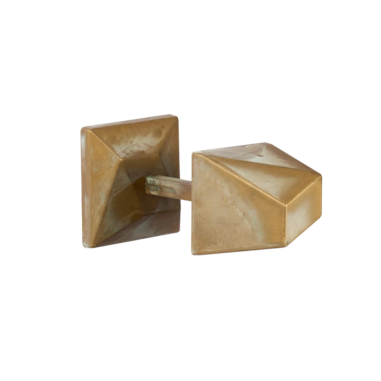 Applique murale LED Silva Edge, saillie 18 cm, laiton antique, IP65