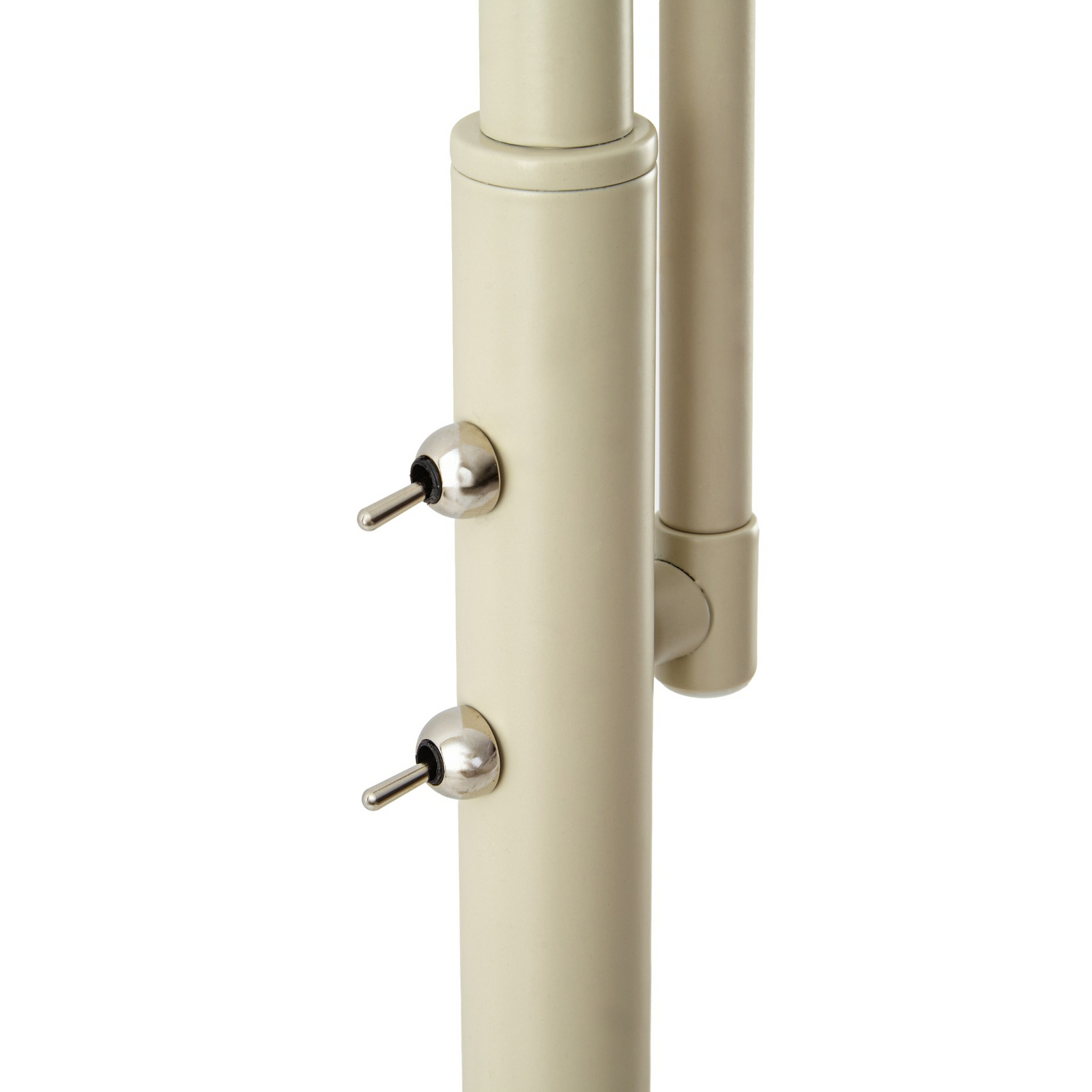 Ingrid-lattiavalaisin, beige/valkoinen, 175 cm, lukuvalo, E27, E14 – Lindby Ingrid-lattiavalaisin, beige/valkoinen, 175 cm, lukuvalo, E27, E14 – Lindby