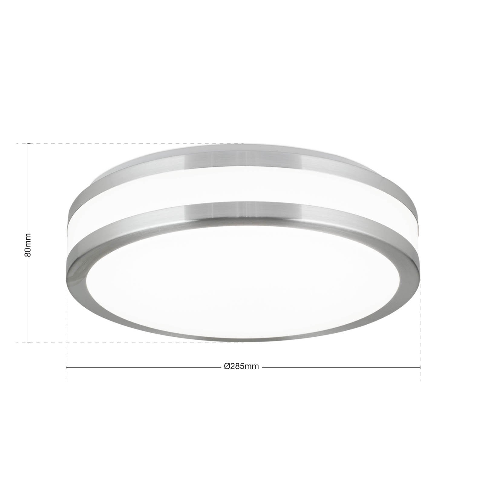 LED-Deckenleuchte Nedo zylindrisch, Ø 28,5 cm
