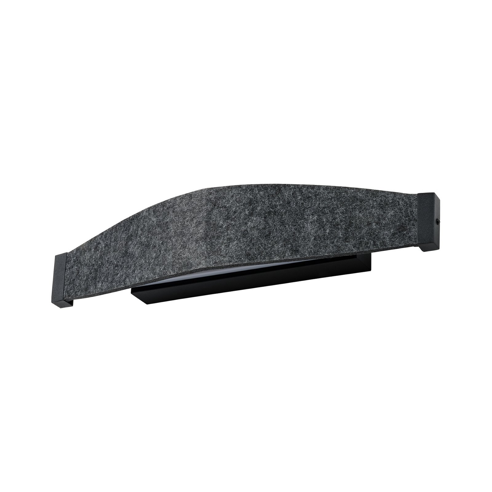 OSRAM LED wall lamp Decor Flat Felt, grey, felt, 3,000 K