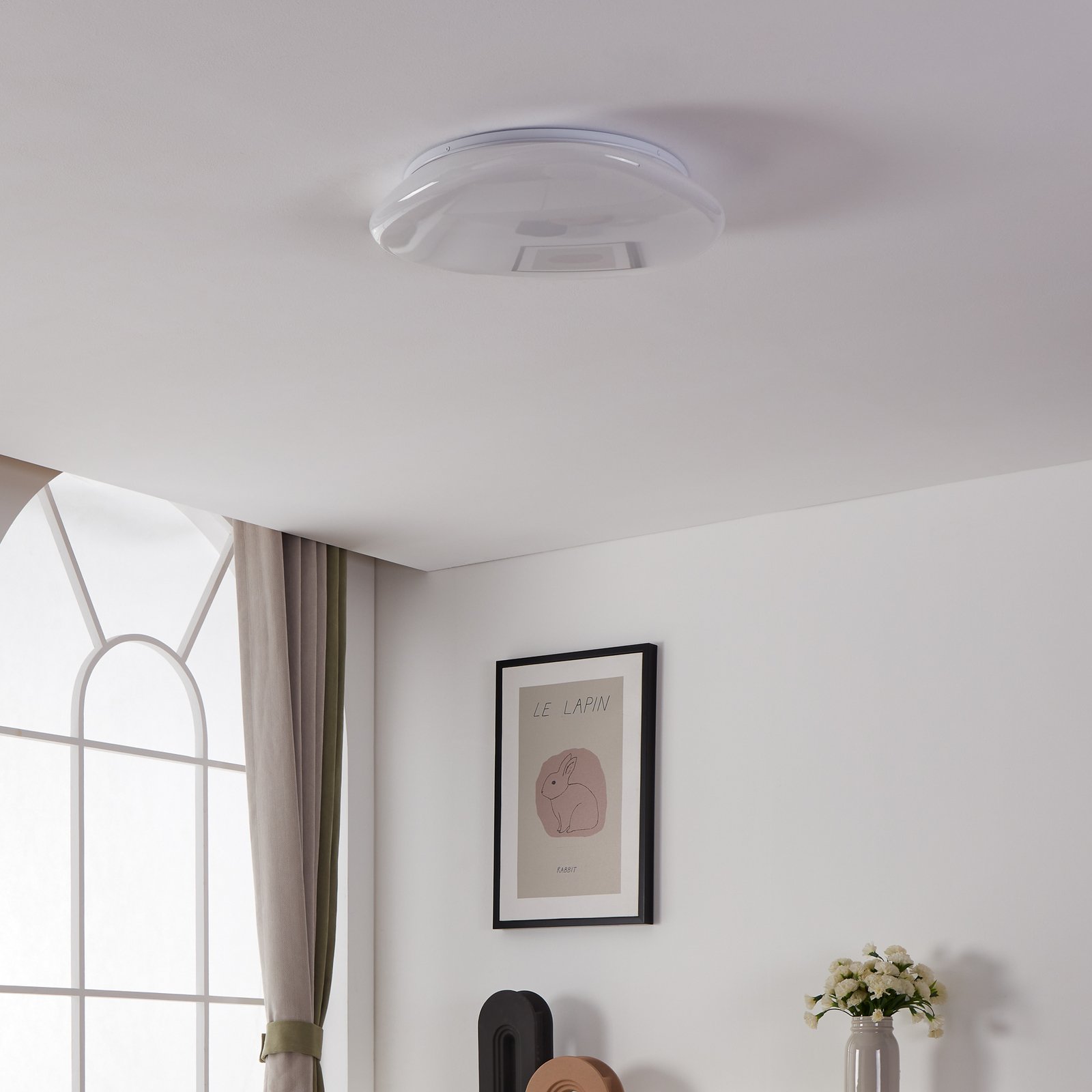 EGLO connect Sileras-Z LED-taklampe Ø43cm