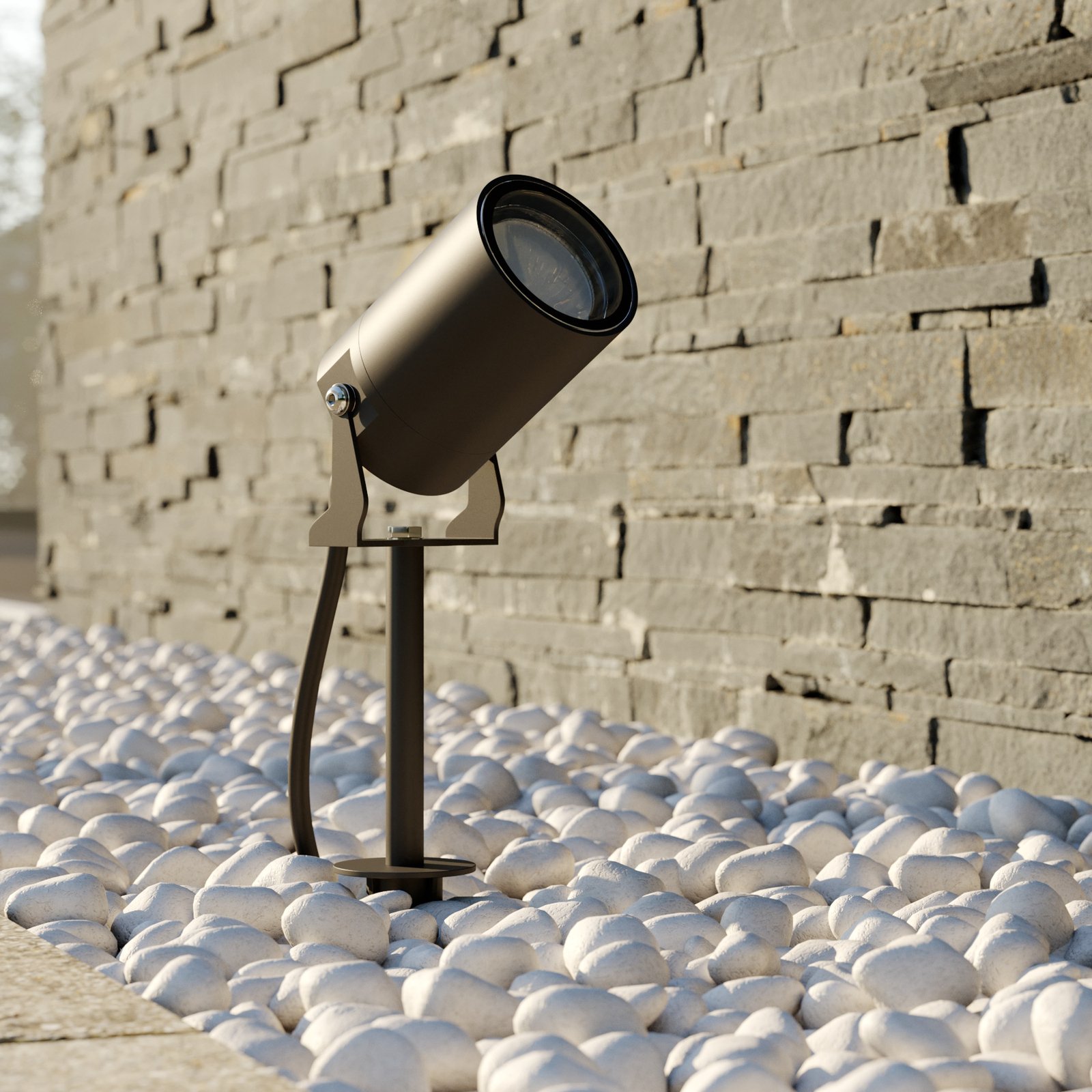 Lobelia Utomhus Spot w/Spike IP65 Dark Grey - Lindby