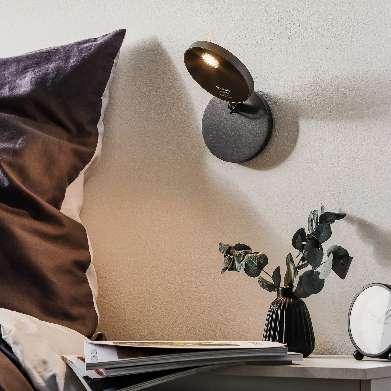 Demetra Faretto W/C 2700K Kattovalaisin/Seinävalaisin Antrasiitti - Artemide