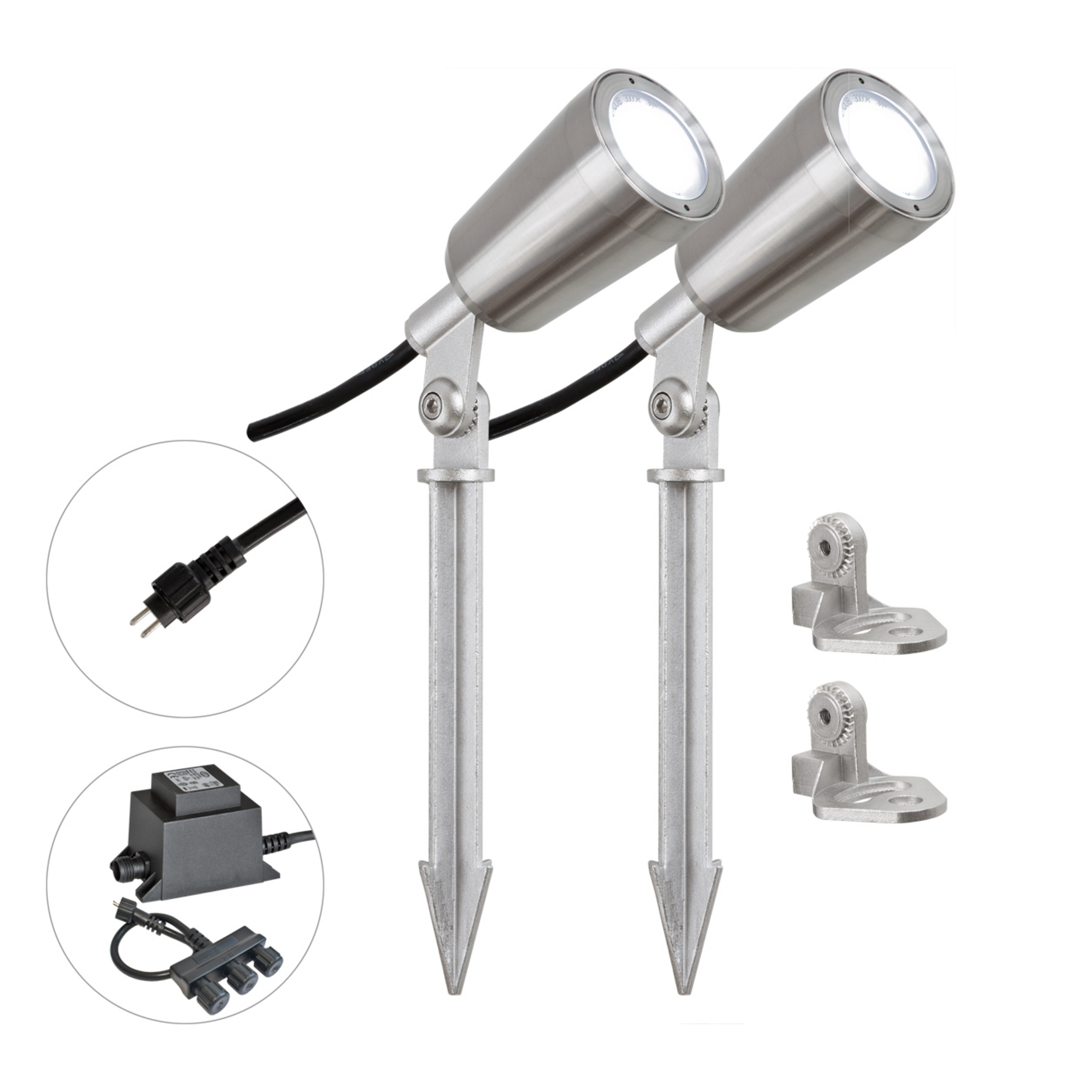EVN PC6806 LED zahradní bodovka 12V, 5000K, 2 ks