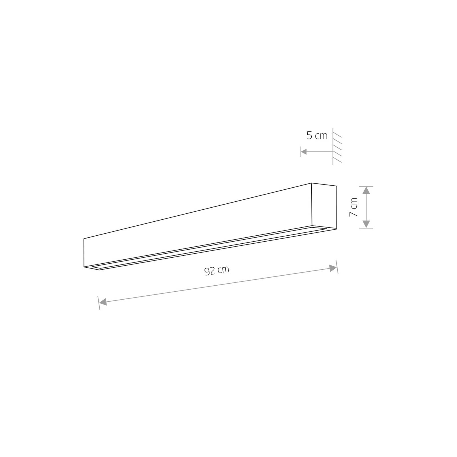 Euluna Applique LED Straight M argentée