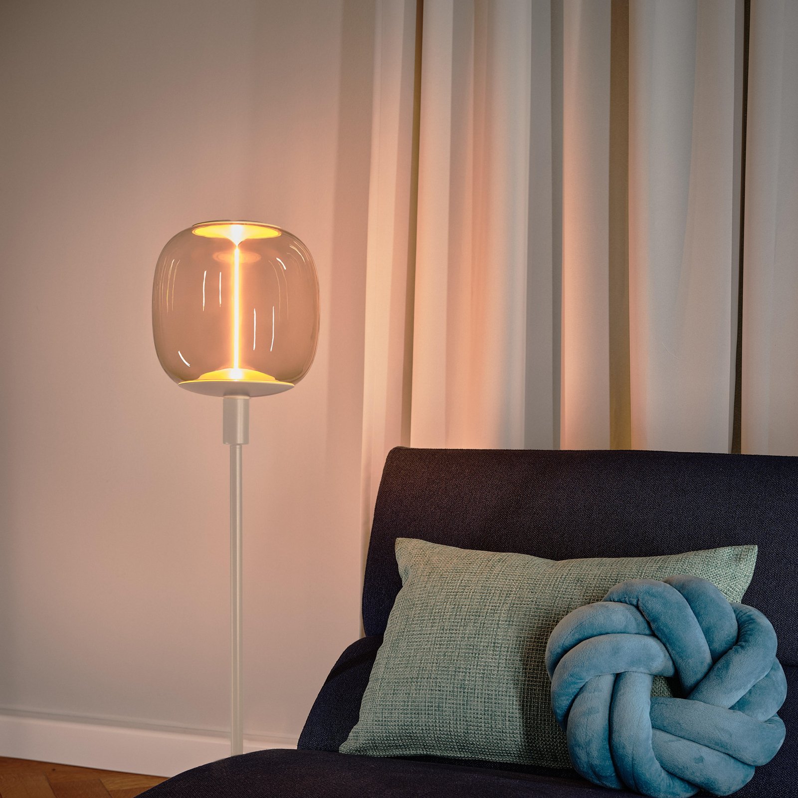 LEDVANCE vloerlamp Decor Stick E27, hoogte 78 cm, beige