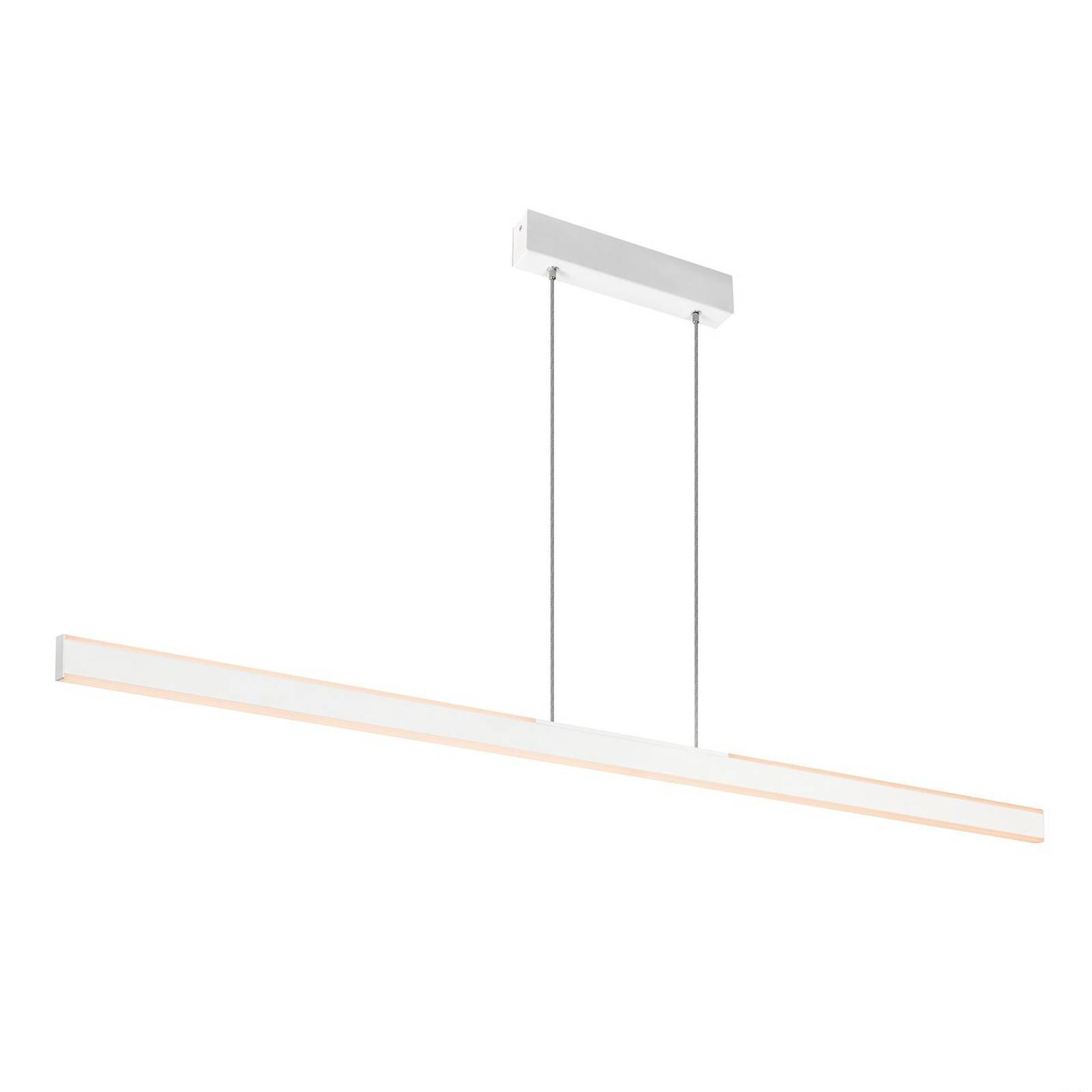 SLV One Linear LED hanging light, 140 cm, white, for Living / Dining Room, aluminium, 35 W, L: 140 cm, W: 1.6 cm, H: 4.2 cm