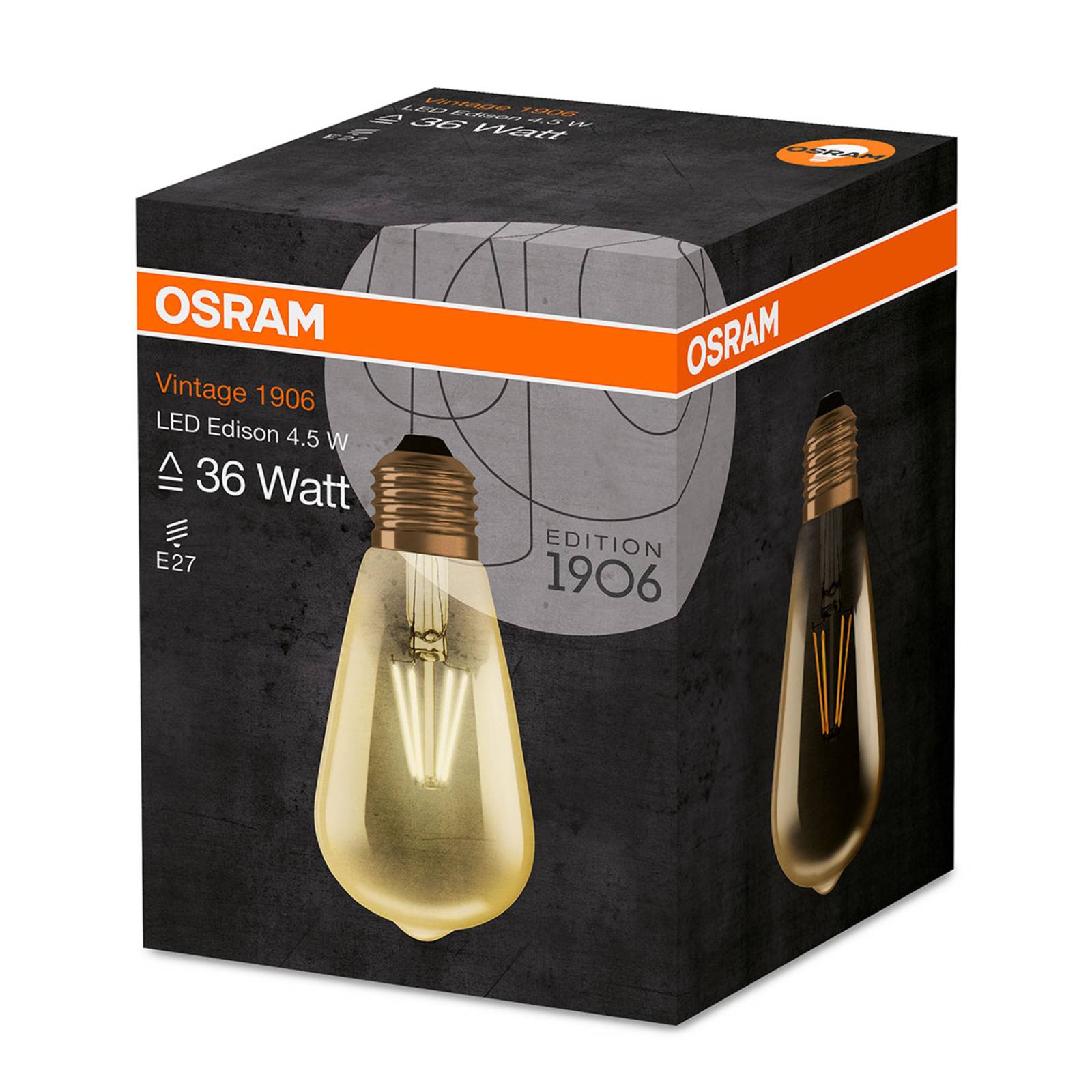 E27 4,5W 824 żarówka LED Vintage Edition 1906