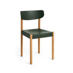 Chaise Pack 10, verte/chêne, hauteur 78 cm, bois - HAY