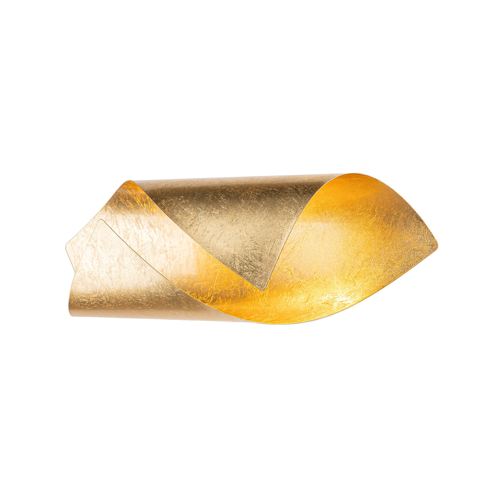 Lindby Wrenjo LED-Wandlampe, gold, 45 cm