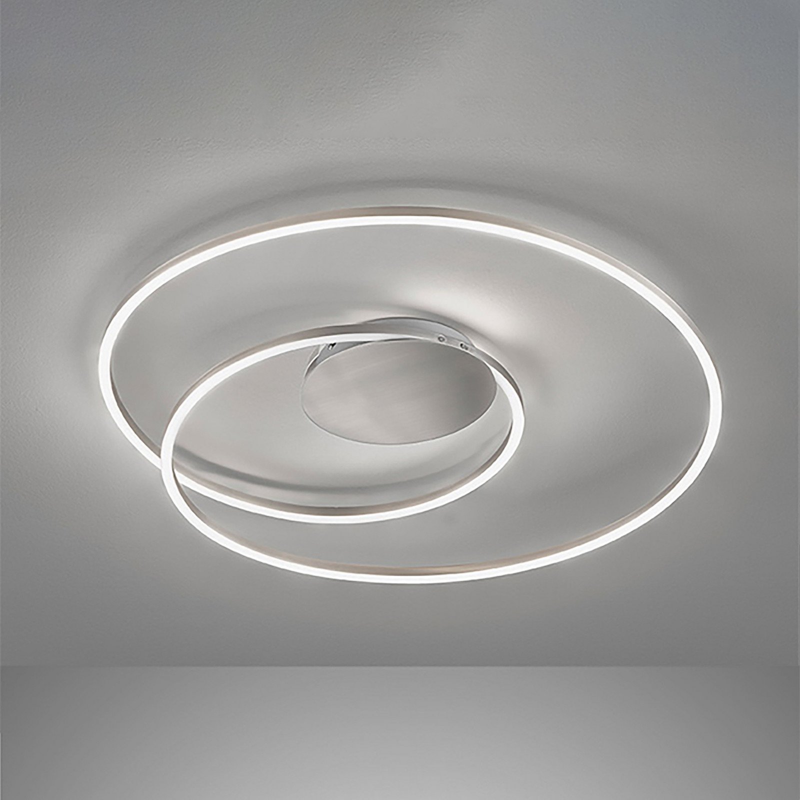 Plafonieră cu LED Holy Ø 49cm nichel mat