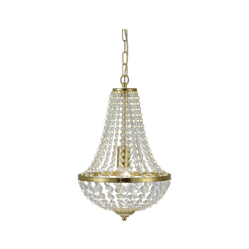 Markslöjd - Gränsö 1 Kronleuchter Brushed Brass