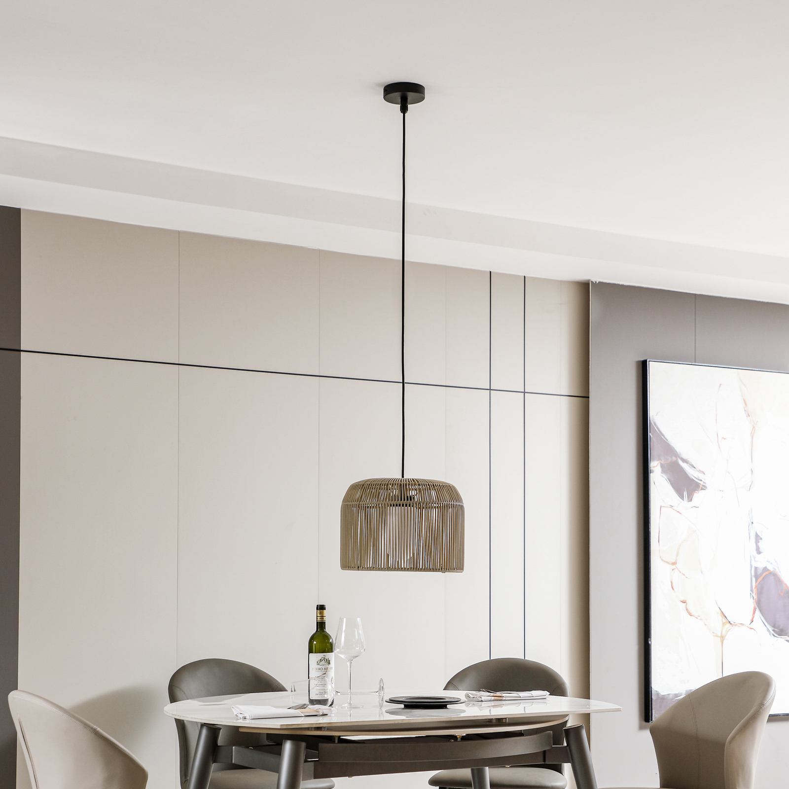 Solvindor Utomhus Taklampa IP44 Khaki - Lucande