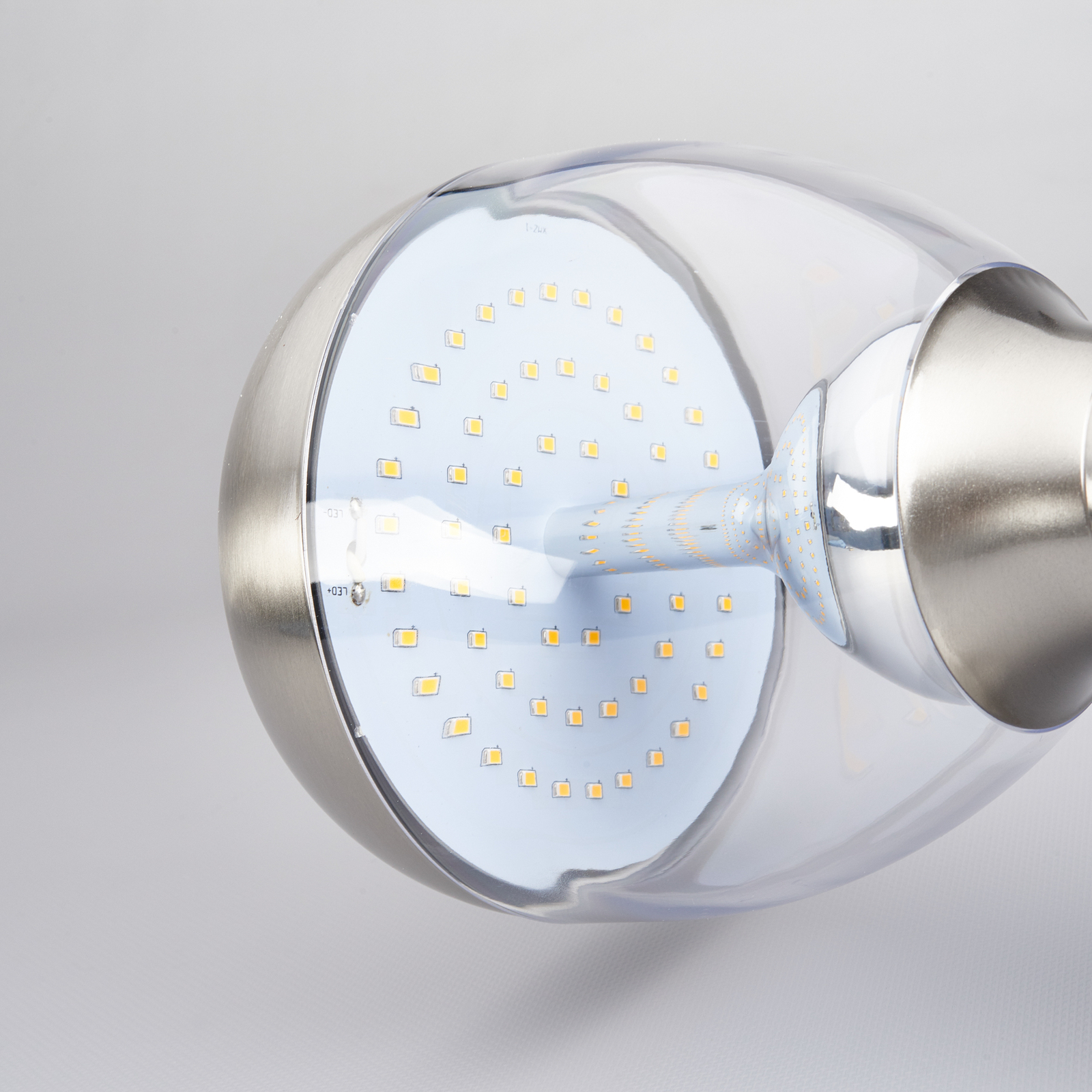Etta - LED-udendørsvæglampe af ædelstål, m sensor