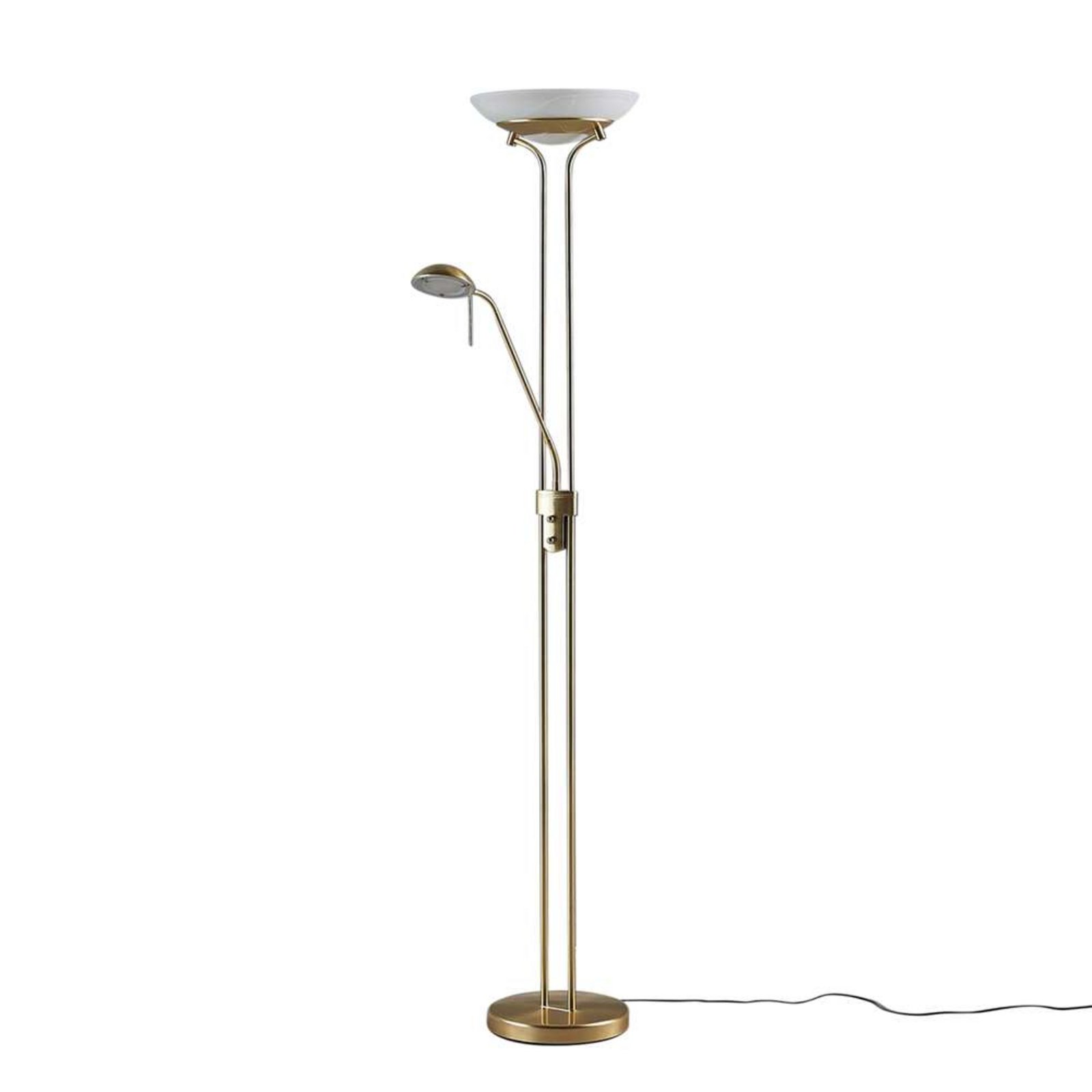 Yveta Lampadar Brass/White - Lindby