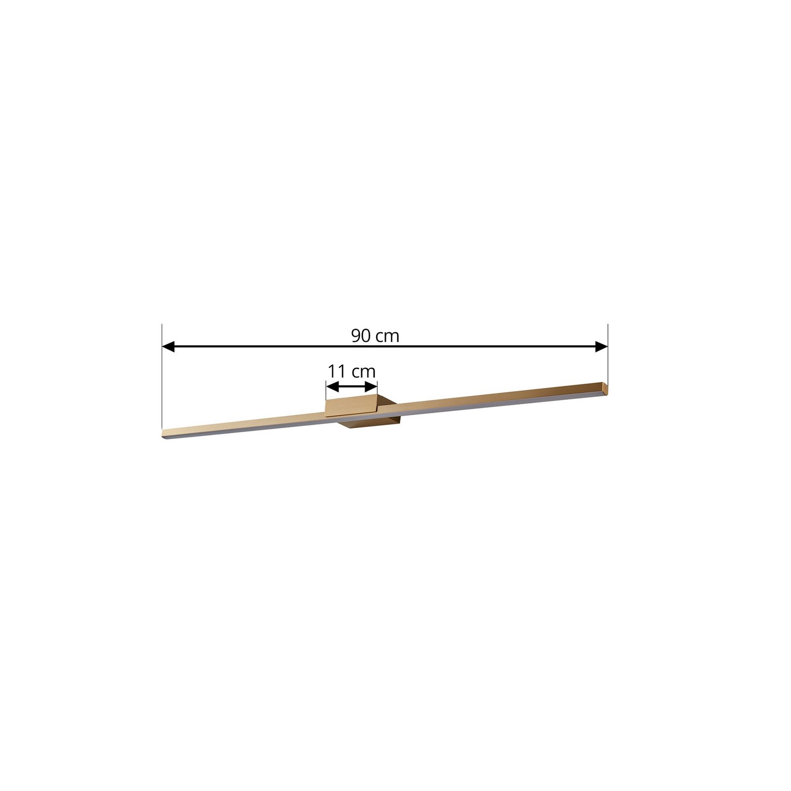 Kivana LED Wandleuchte L90 IP44 Kupfer - Lucande