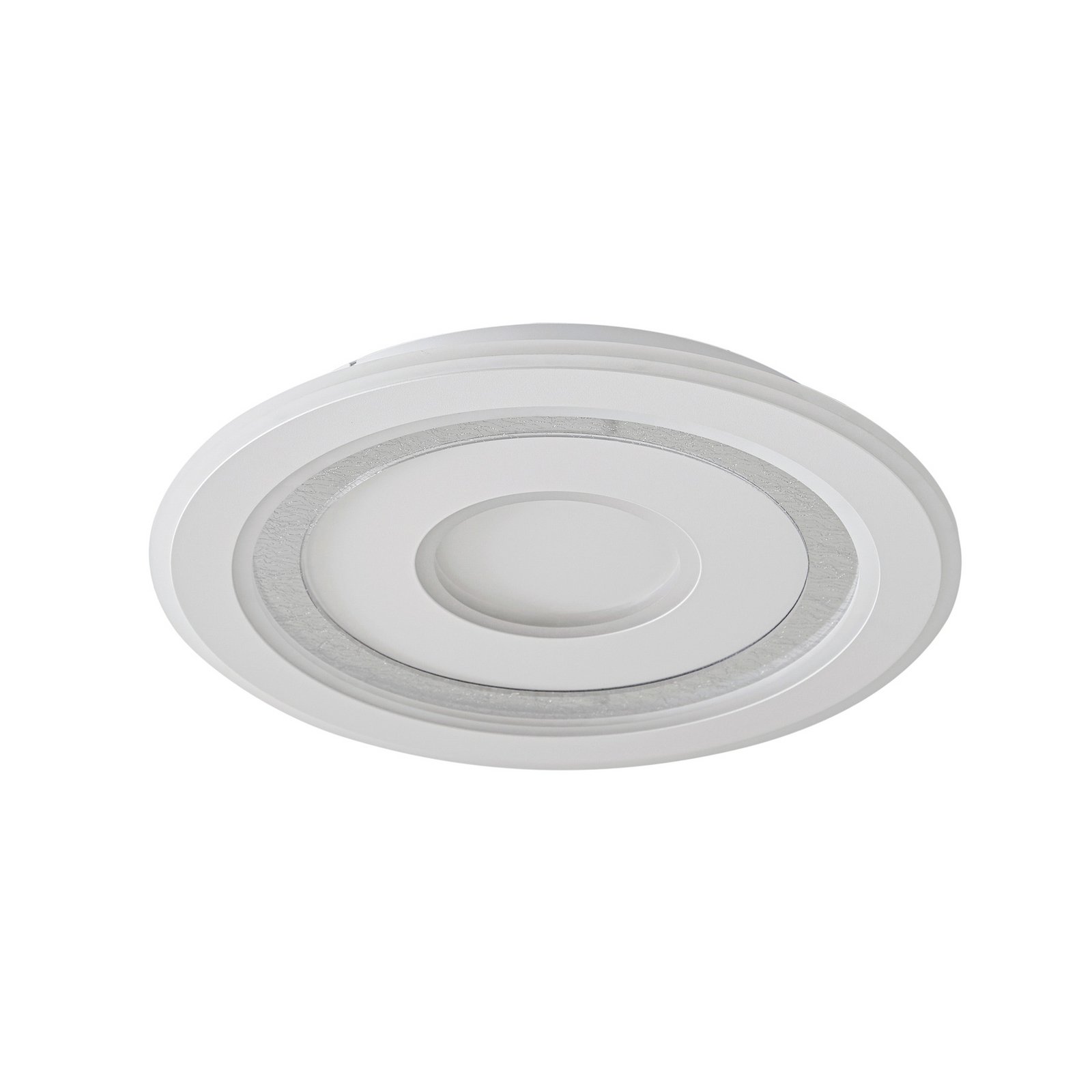 Lindby LED-Deckenleuchte Lorvik, Ø 40 cm, weiß, CCT, dimmbar