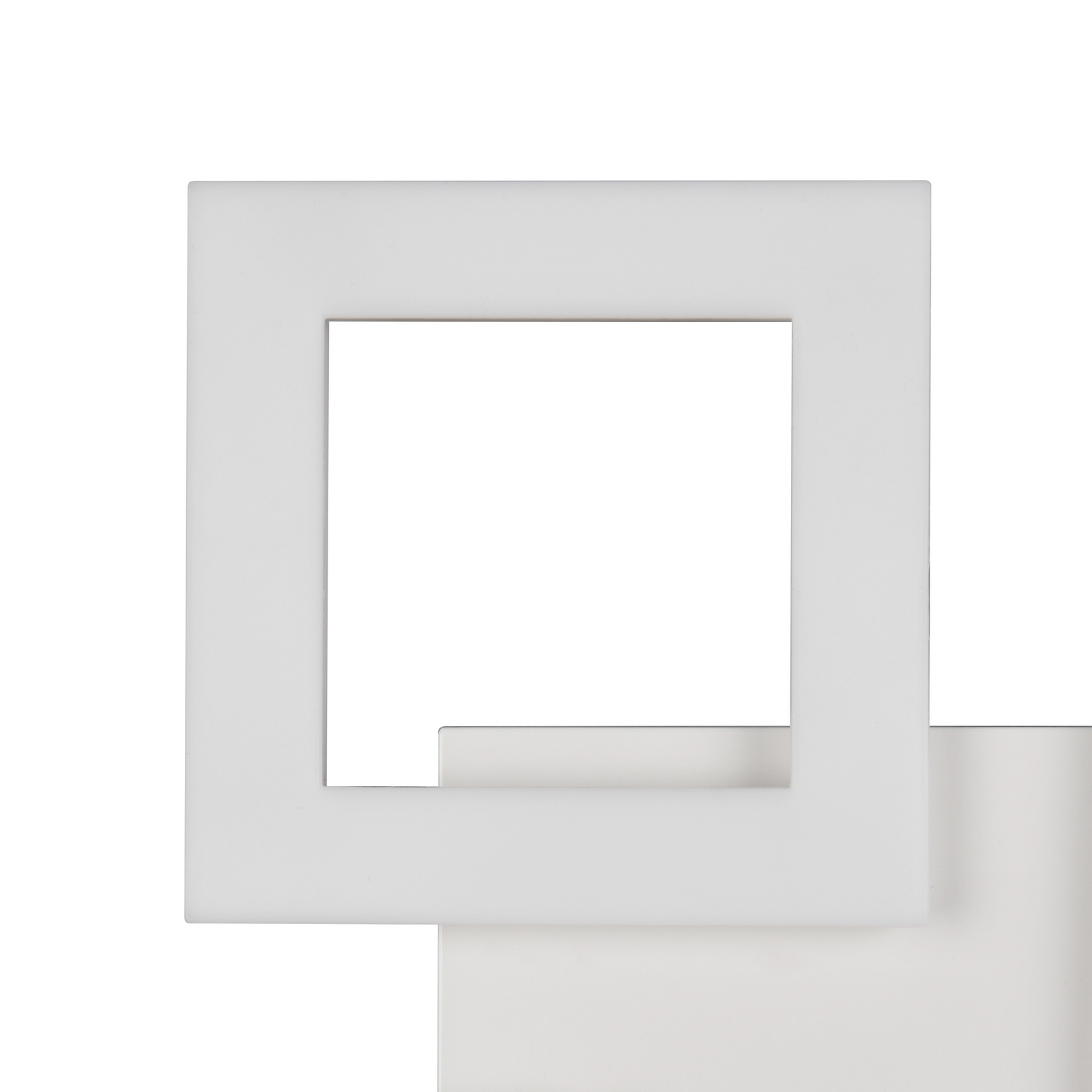 Plafoniera LED Cemi, angolare, bianca, in plastica, 4.000 K Plafoniera LED Cemi, angolare, bianca, in plastica, 4.000 K