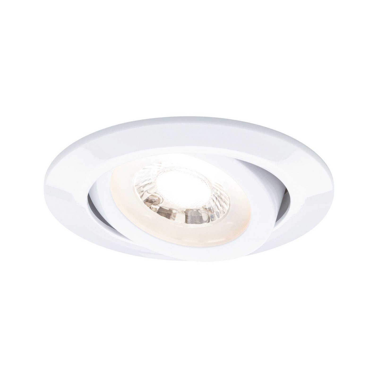 Oprawa wpuszczana LED Paulmann, biała, Ø 8 cm, 4,8 W, 3-stopniowo ściemniany,