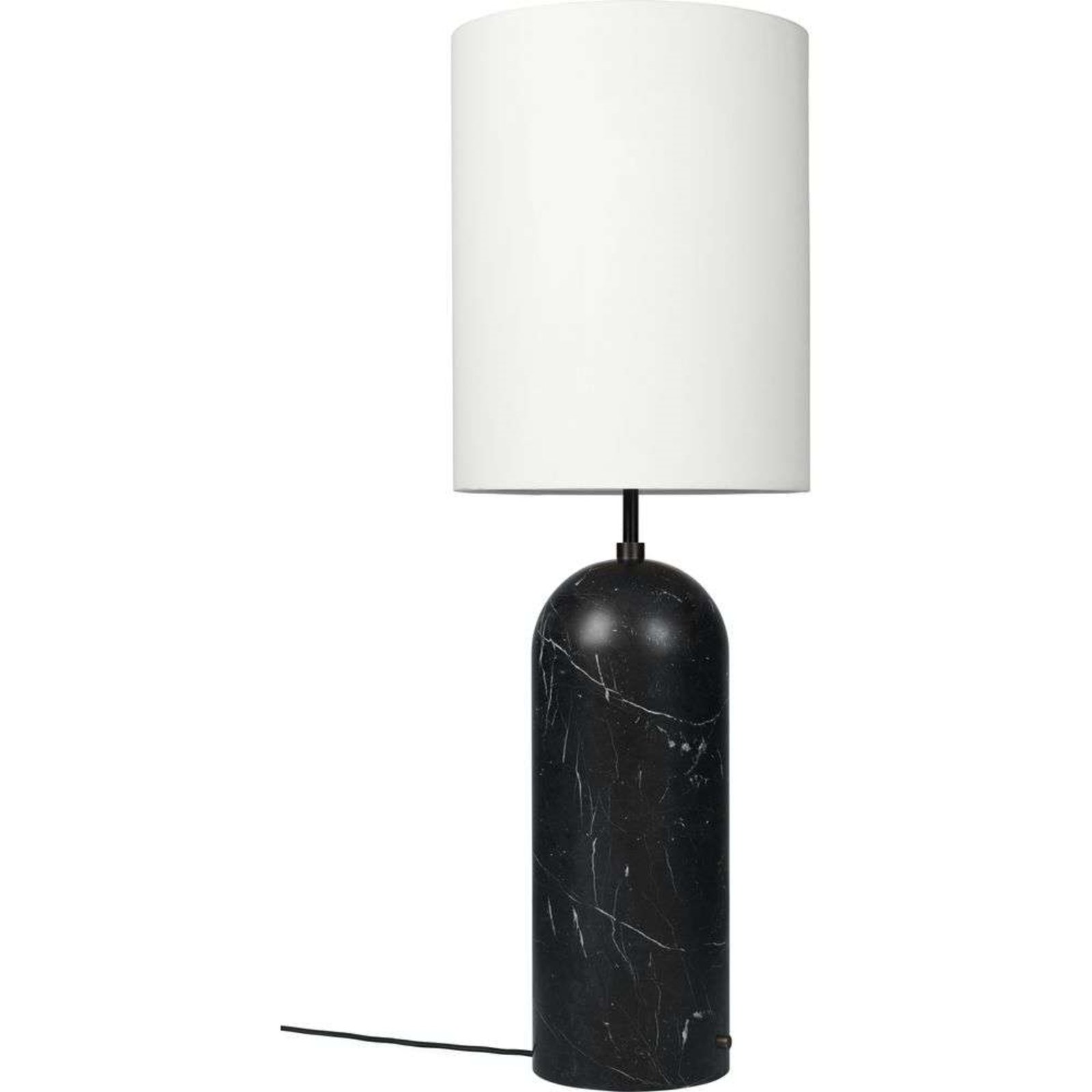 Gravity XL High Lampadar Black Marble/White - GUBI