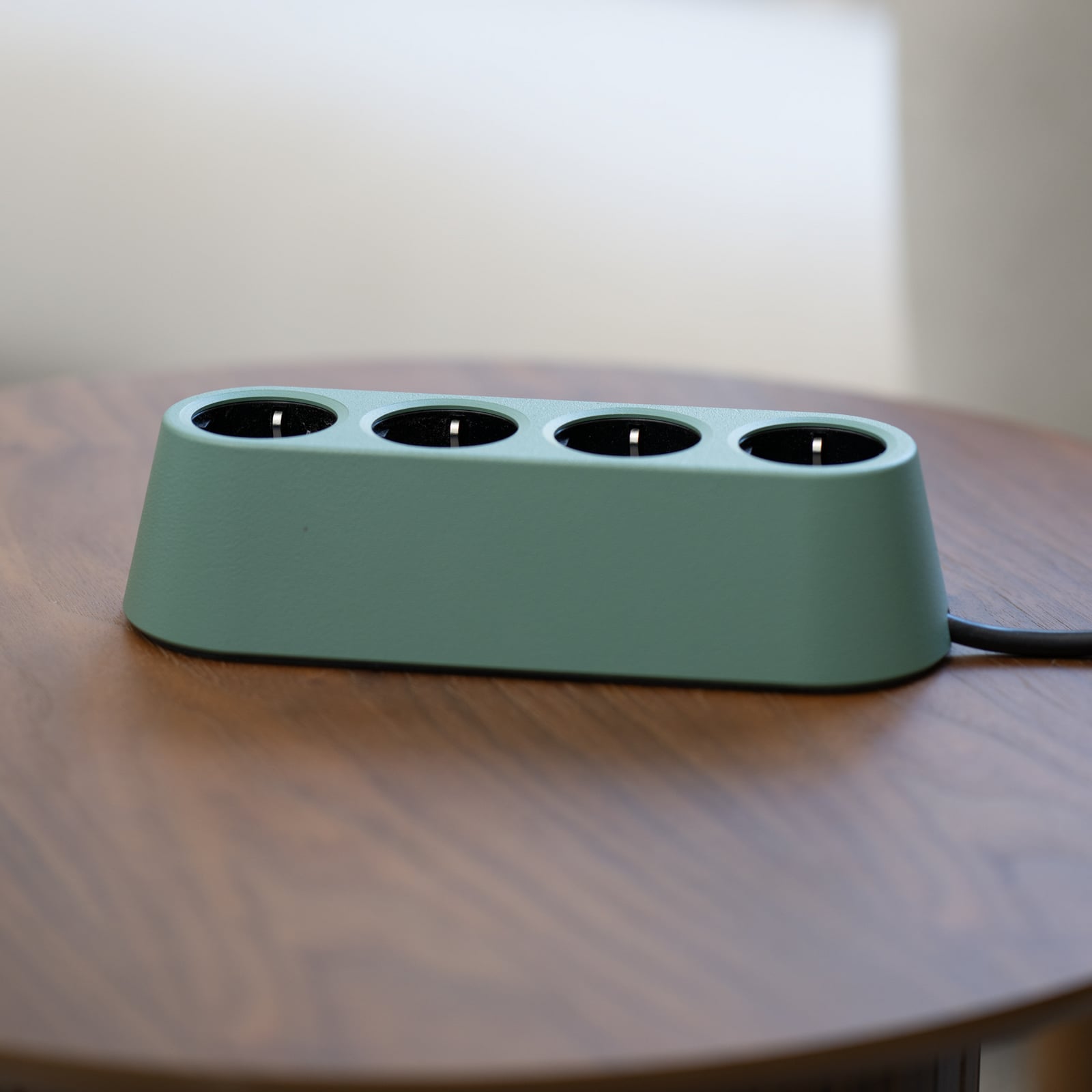 Prise NOMAD BLOCK verte 3x type F + USB - Forming Function Prise NOMAD BLOCK verte 3x type F + USB - Forming Function