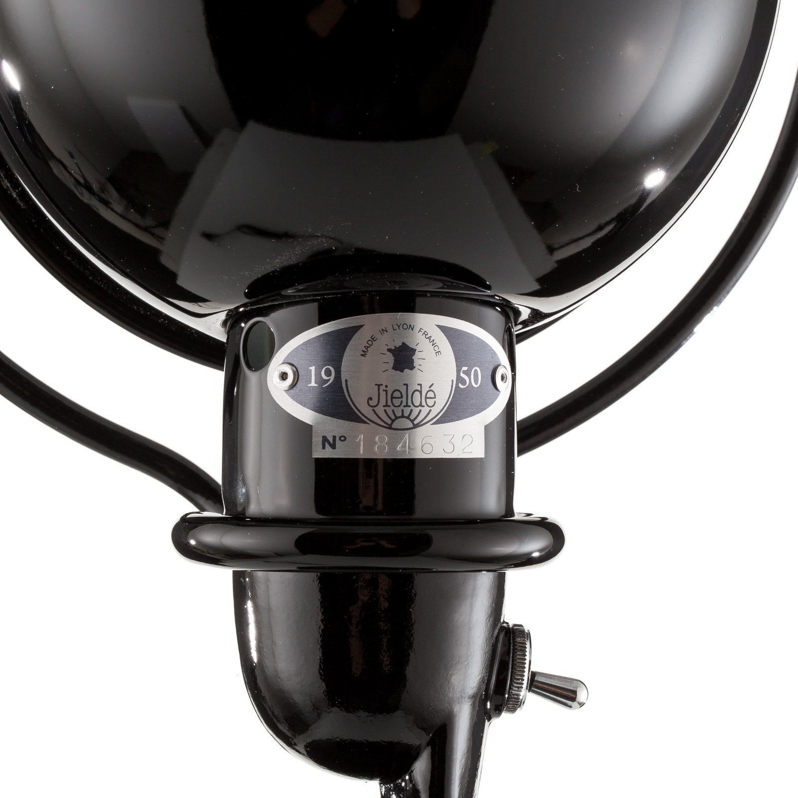 Jieldé Loft C6000 tafellamp, gebogen, zwart
