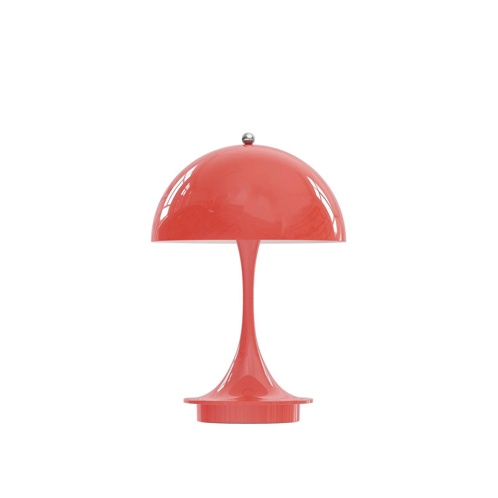 Louis Poulsen Panthella Portable V2 Table Lamp - Living / Dining Room - dimmable - Design - Red