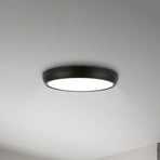 LED-Deckenleuchte Navaro, schwarz/weiß, Ø 28 cm, 4.000 K