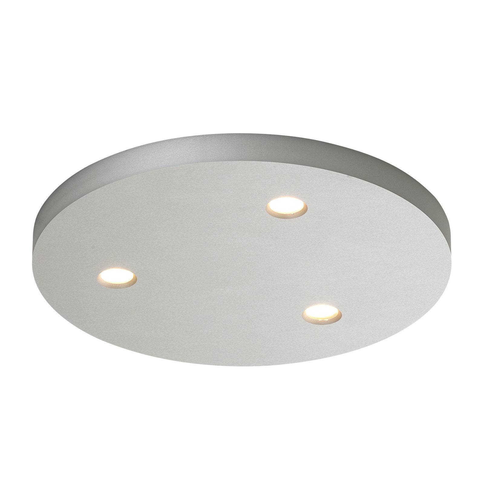 Image of Bopp Close plafonnier LED à 3 lampes rond alu 4011895496027