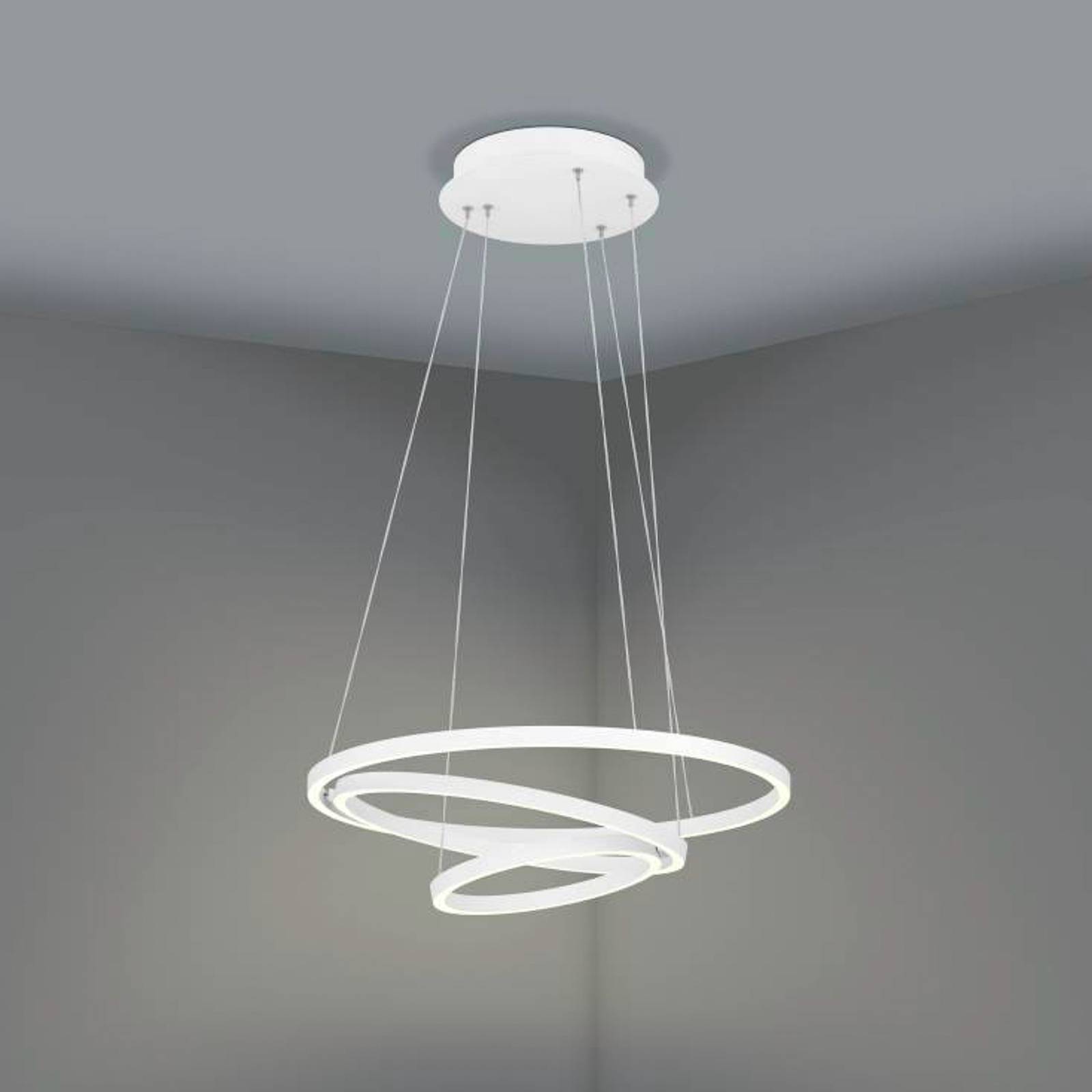 Lampa wisząca LED EGLO connect Lobinero-Z, biały