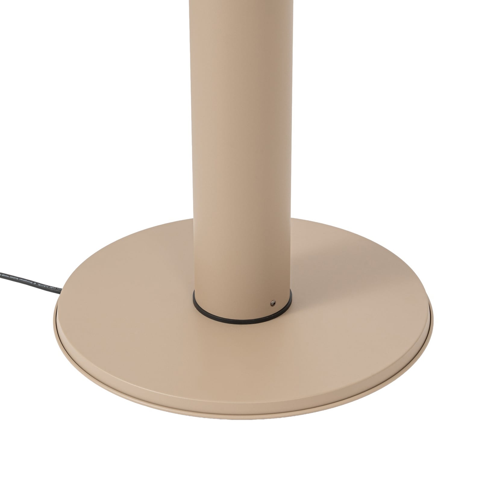 Promiennik grzewczy stołowy Flamara, beżowy, wysokość 110 cm, IP55 – Lucande Promiennik grzewczy stołowy Flamara, beżowy, wysokość 110 cm, IP55 – Lucande