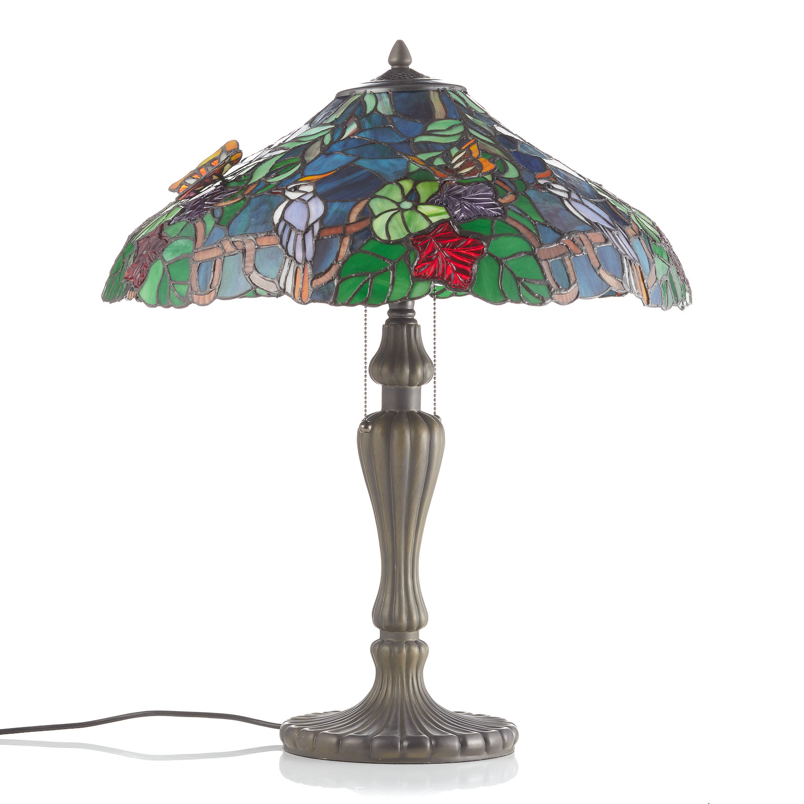 Mistrná stolní lampa Australia, Tiffany styl