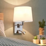 Gebogen wandlamp met leeslampje