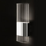 Oluce Line wall light, transparent