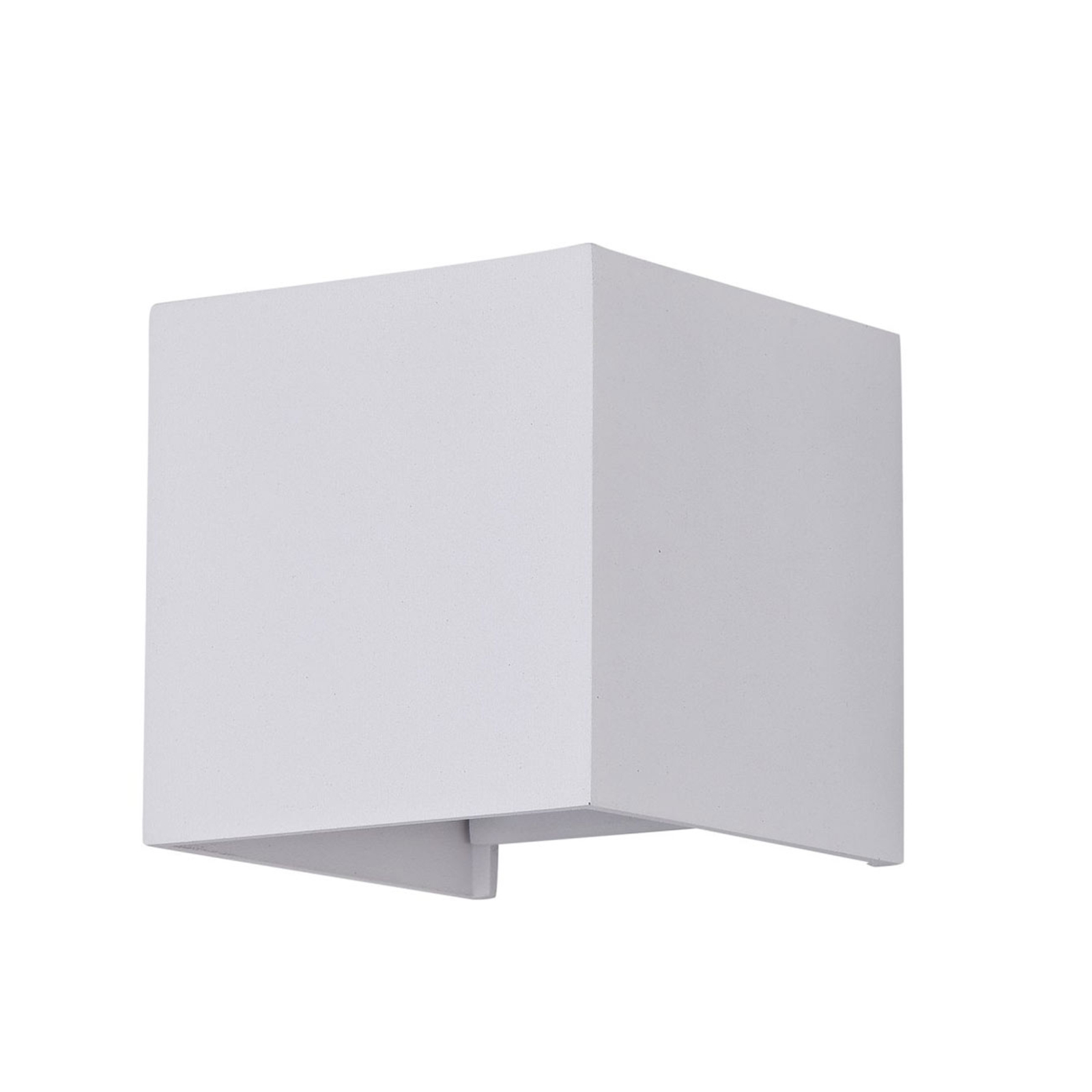 Kinkiet zewnętrzny LED Fulton, 10x10cm, biały