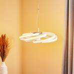 Zoya dekorativ LED-hengelampe, hvit