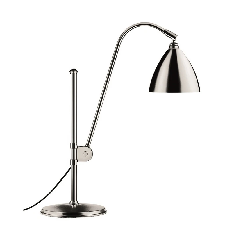 GUBI – Bestlite BL1 Bordslampa Ø16 Krom/Krom