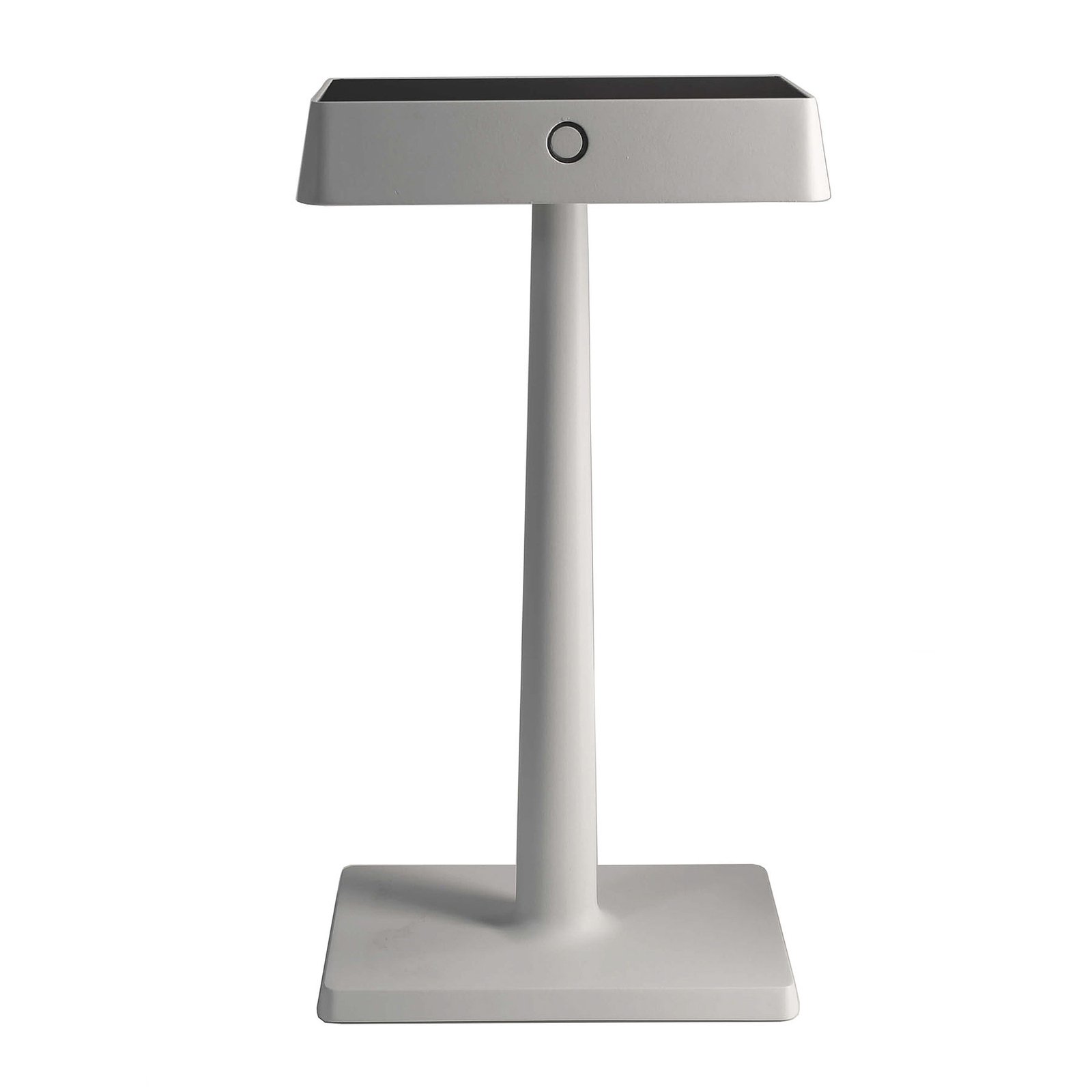 LED-bordslampa Algieba, batteridriven, grå